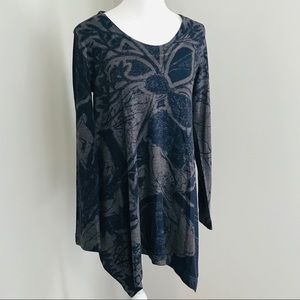 Soft Surroundings Asymmetrical Tunic Top